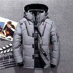 Gray Men's Insulated Winter Parka