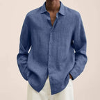 Linen Shirt Denim Blue