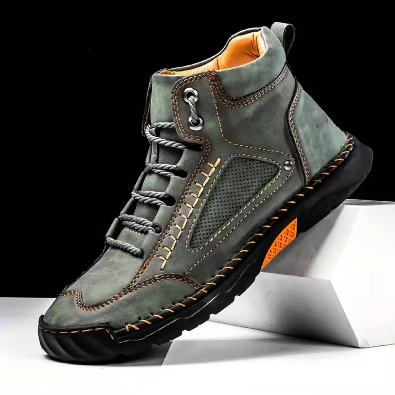 Men's Leather Hiking Boots detail 6
