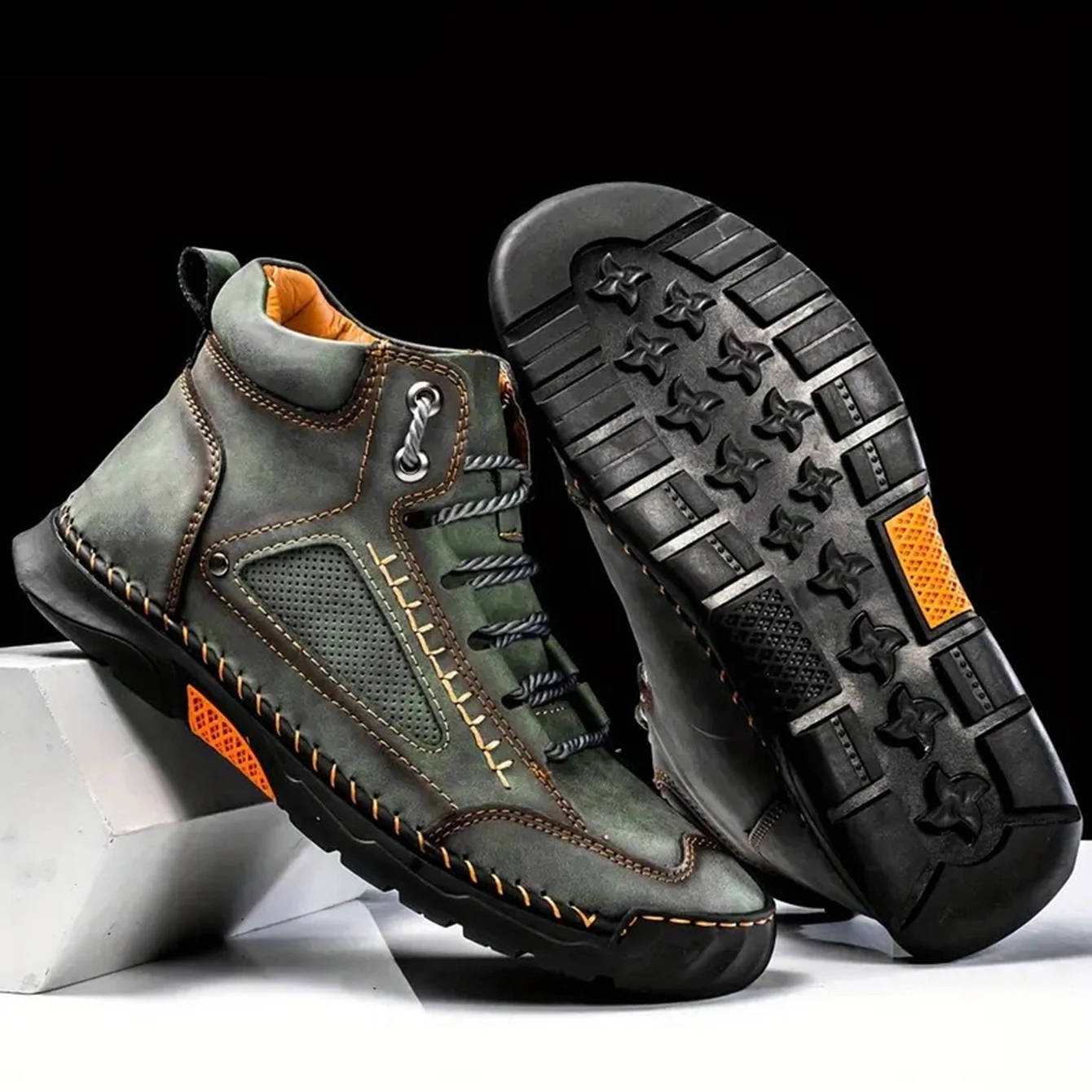 Men's Leather Hiking Boots detail 5