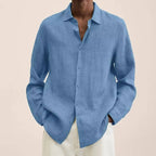 Linen Shirt Baby Blue