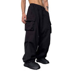 Men's Baggy Cargo Pants Black