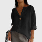 Camille Elegant Blouse Black