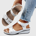 Solene Orthopedic Slide Sandals white