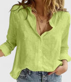 Aria Elegant Blouse Green