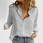 Aria Elegant Blouse Gray