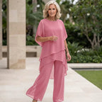 Palazzo pants set in pink