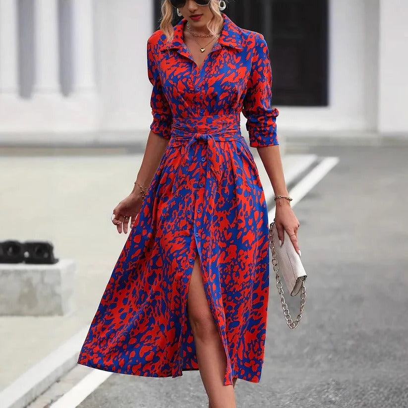 A-Line Dress - Orange