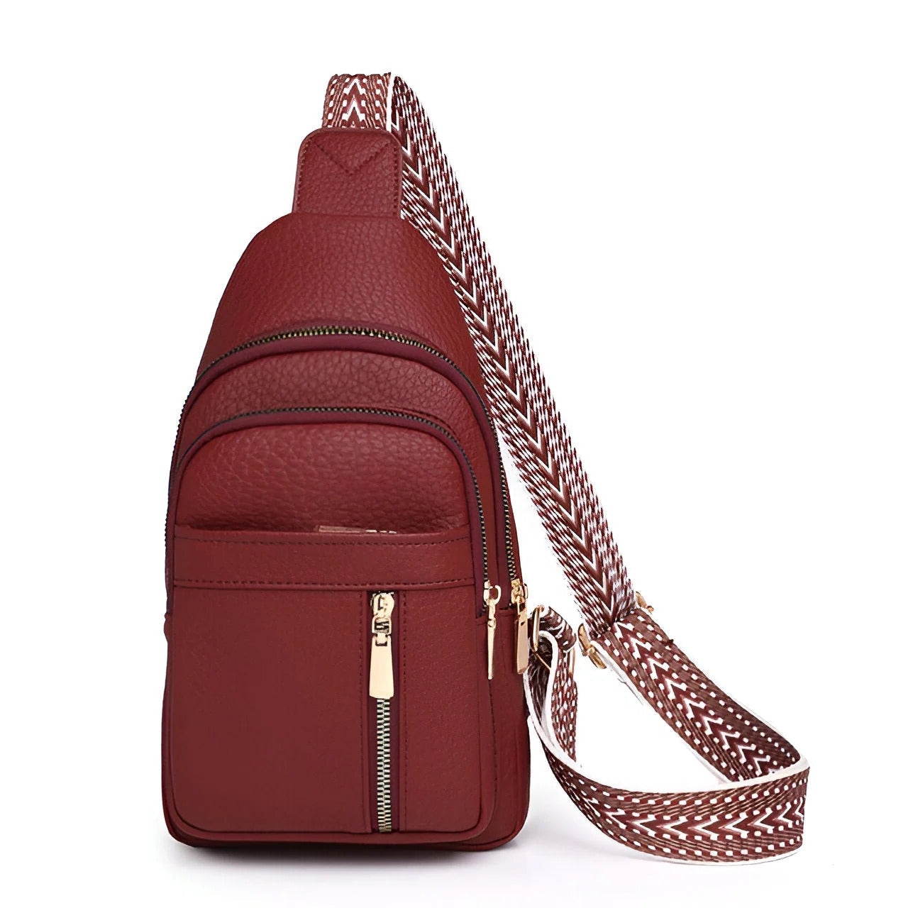 Anti-Theft Crossbody Bag Red