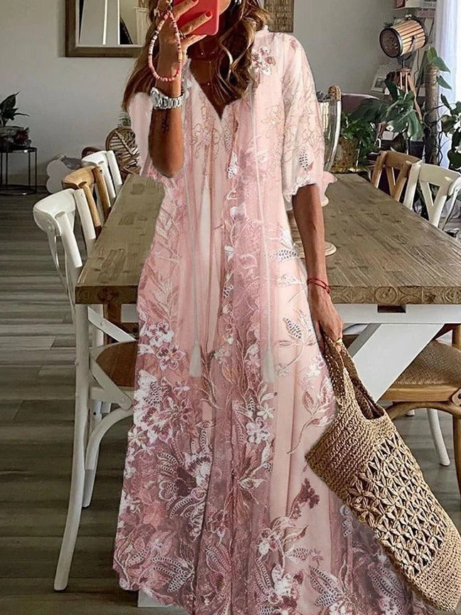 lace loose dress styles African Fashion Style Dress ,women Loose Dress, Women Party Dress LD1092