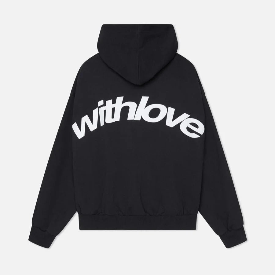 Casual Oversized Hoodie - Black