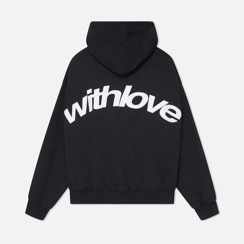 Casual Oversized Hoodie - Black