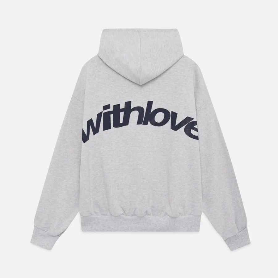 Casual Oversized Hoodie - Gray