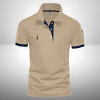 Men's Polo Shirt in beige