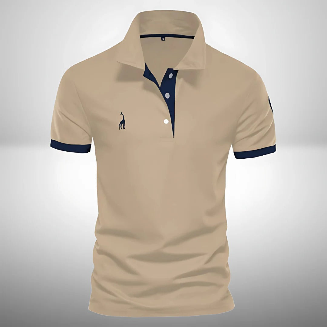 Men's Polo Shirt in beige