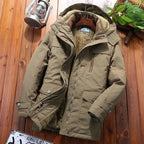 Beige winter jacket
