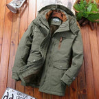 Green winter jacket