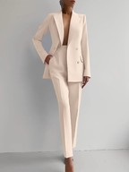Vivienne Elegant Women Suit Off White