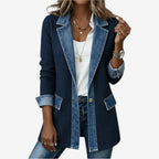 Jacket in navy blue