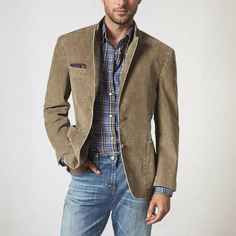 Men's Casual Long-Sleeve Blazer