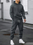 Hoodie and Jogger Set Dark Gray