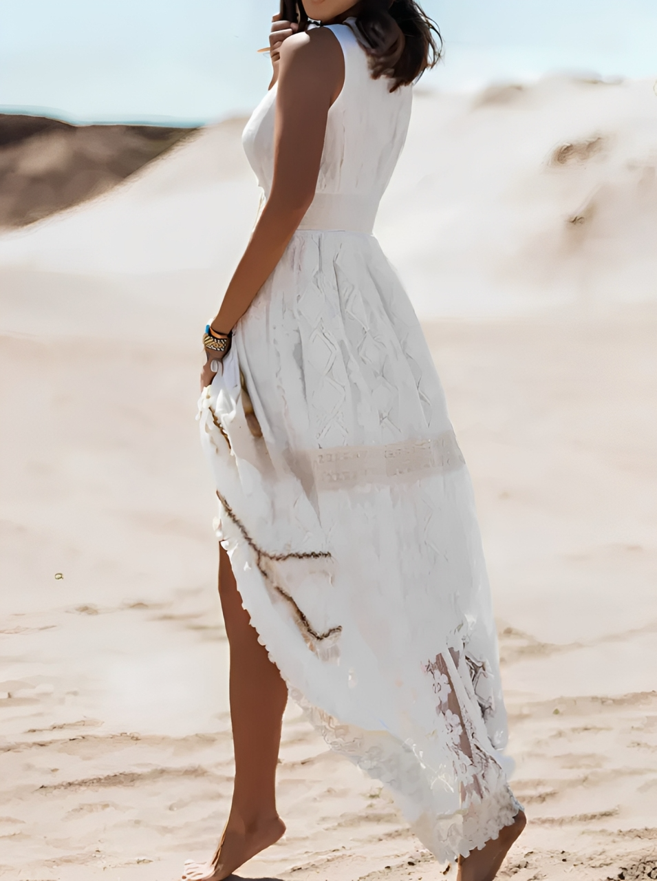 Elegant Lace Boho Dress for Women