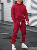 Hoodie and Jogger Set Red