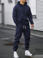 Hoodie and Jogger Set Blue