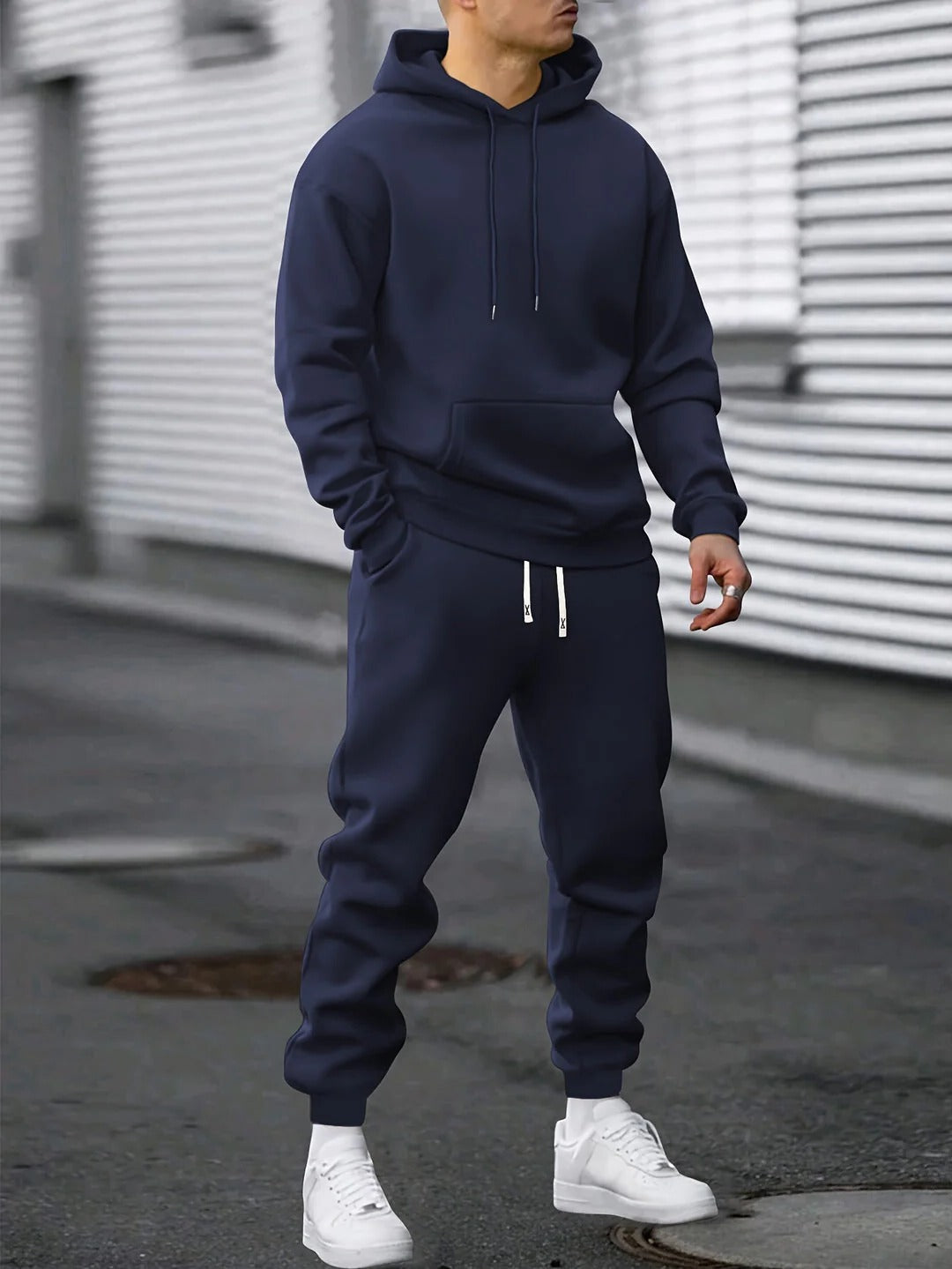Hoodie and Jogger Set Blue