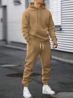 Hoodie and Jogger Set Khaki