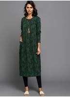 Long Sleeve Midi Dress With Pockets