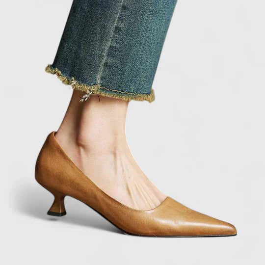 Vivienne Orthopedic Heels in Beige