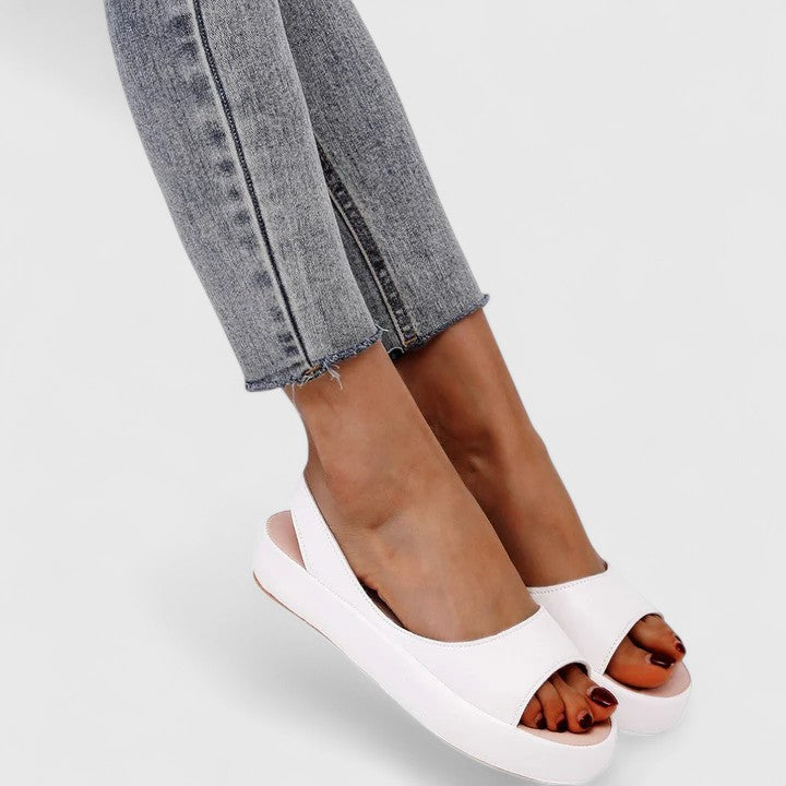 Marisol Orthopedic Sandals White