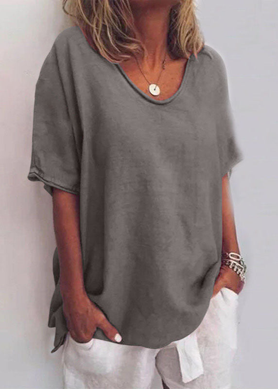Elowen blouse in dark grey