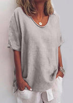Elowen blouse in grey