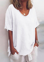 Elowen blouse in white