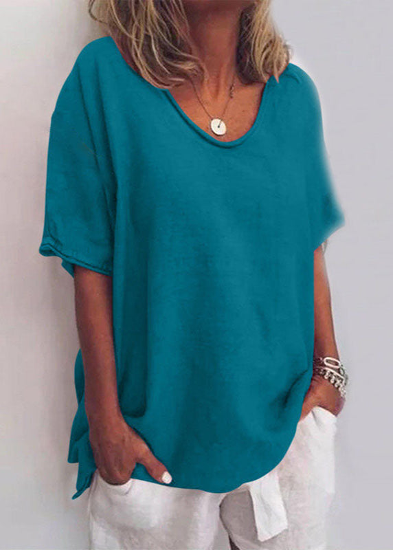 Elowen blouse in sea blue