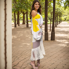 Maisie | Women's One-Shoulder Wrap Midi Dress