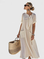 Seraphine Summer Dress Beige