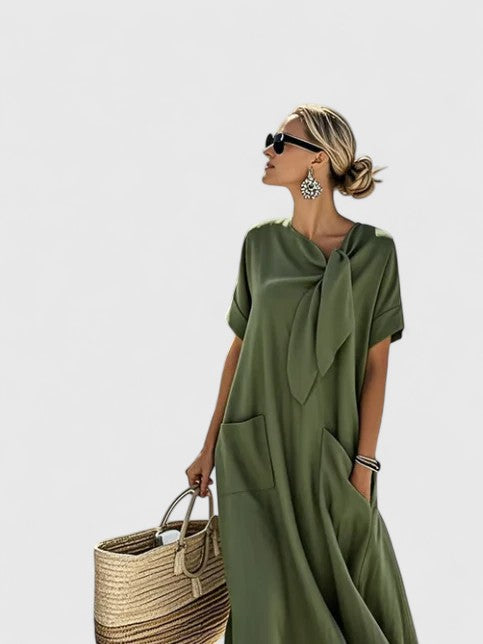 Seraphine Summer Dress Army Green