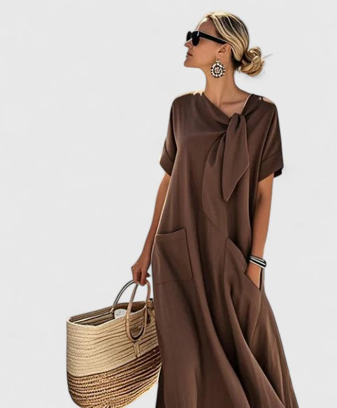 Seraphine Summer Dress Brown