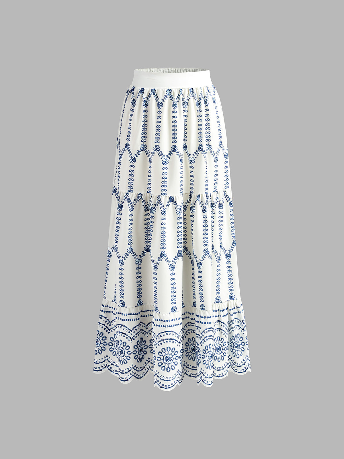 Printed sleeveless tie back skirt set