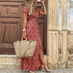 Marigold | Women's Boho Maxi Dress with Matching Belt