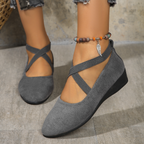 Samantha | Women's Wedge Heel Orthopedic Strap Shoes