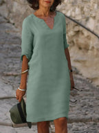 Delphine Dress Green