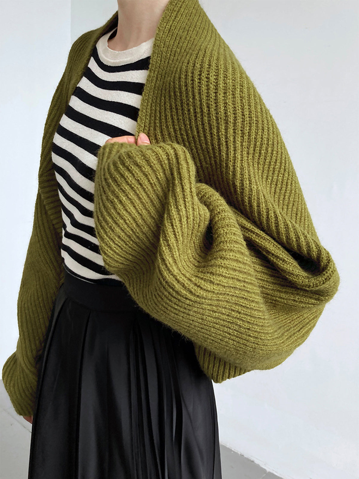 Elowen | Open-Front Shrug Sweater