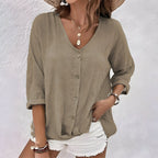 Wren | Relaxed Button-Up Blouse