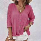 Wren | Relaxed Button-Up Blouse