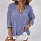 Wren | Relaxed Button-Up Blouse