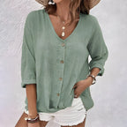 Wren | Relaxed Button-Up Blouse